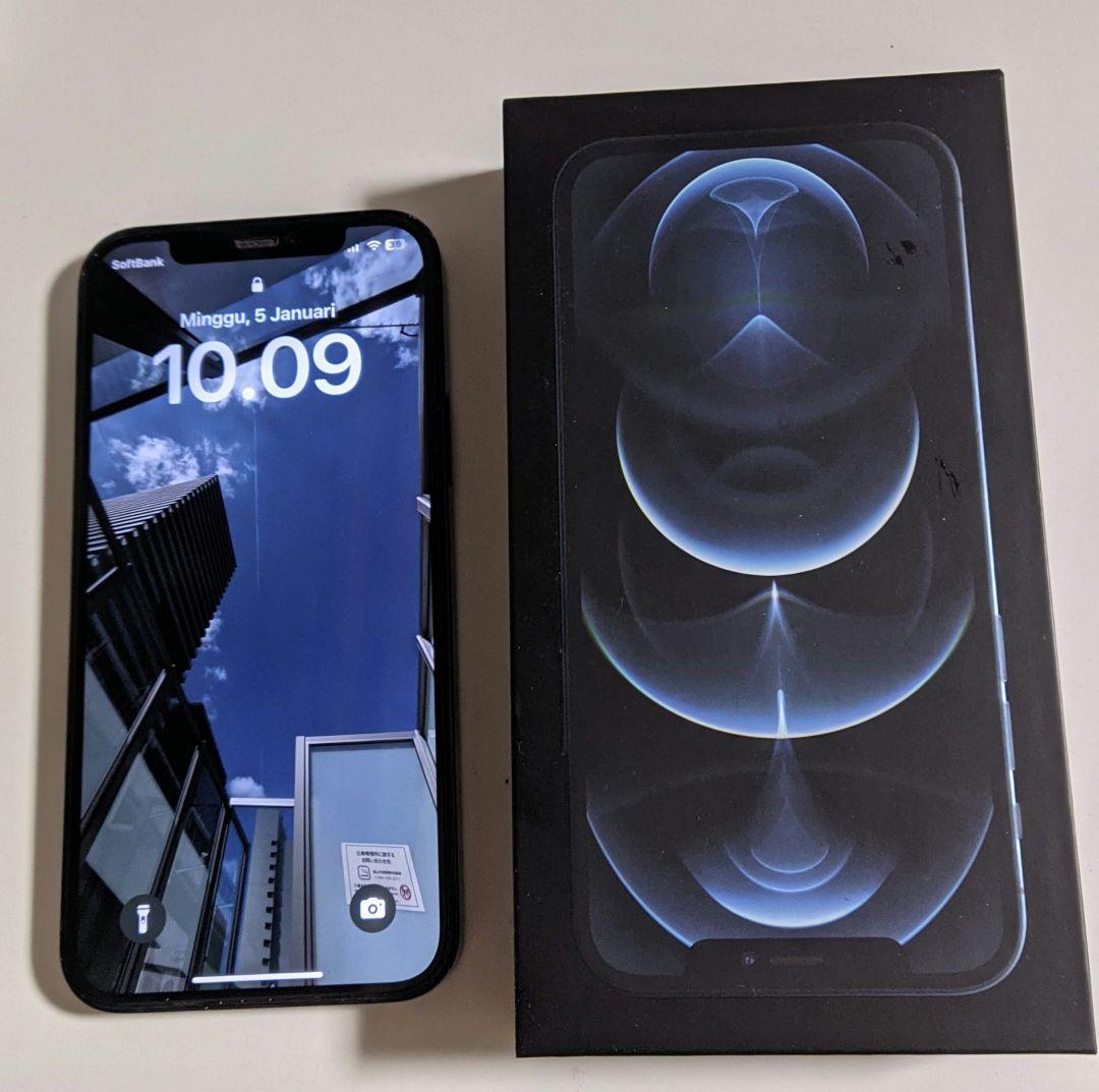 iPhone 12 pro パシフィックブルー 256 GB SIMフリー - メルカリ