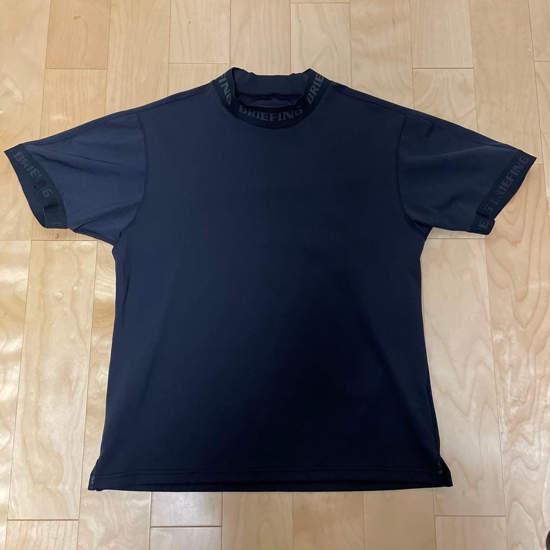 BRIEFING☆MS LOGO RIB MOCK NECK RF☆ブラック☆S