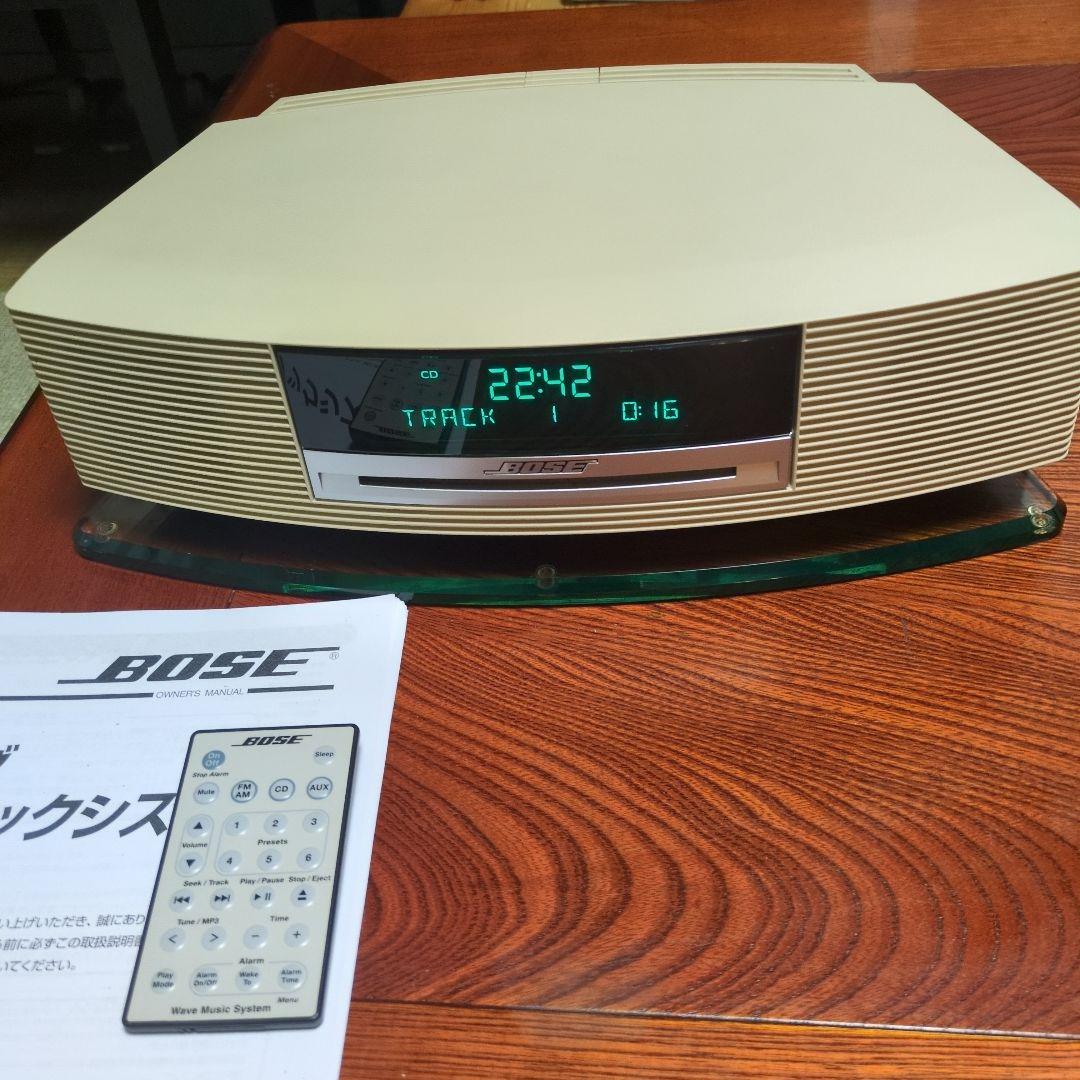 Bose Wave Music System 完動品　台座純正リモコンコード取説 BOSE Wave Music System Ⅲ完動品ワイドFM純正各種付属取説 - メルカリ