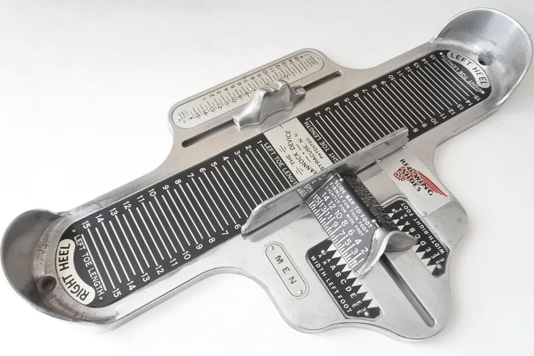 ビンテージ レッドウィング ブランノックデバイス フット スケール 測定器 ビンテージ レッドウィング ブランノックデバイス フット スケール