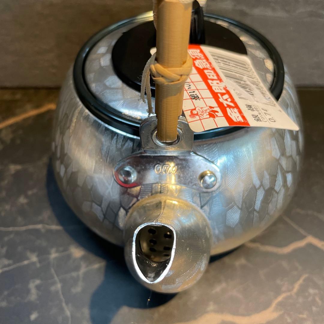 新品 渡辺金属工業 金太郎印 アルミやかん 0.7L 新潟県燕三条製 レトロ