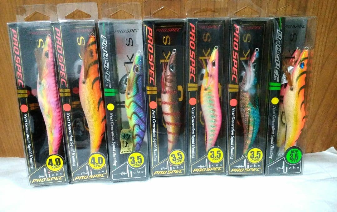 エギ　カンジ　クリックス プロスペック　7本　バラ売り不可 4580151262084.jpg