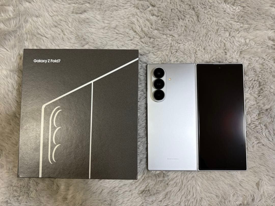 【国内版】Galaxy Z Fold 7 シルバーシャドウ 256GB本体 SIMフリー】Galaxy Z Fold7 256GB Silver Shadow Samsung｜サムスン