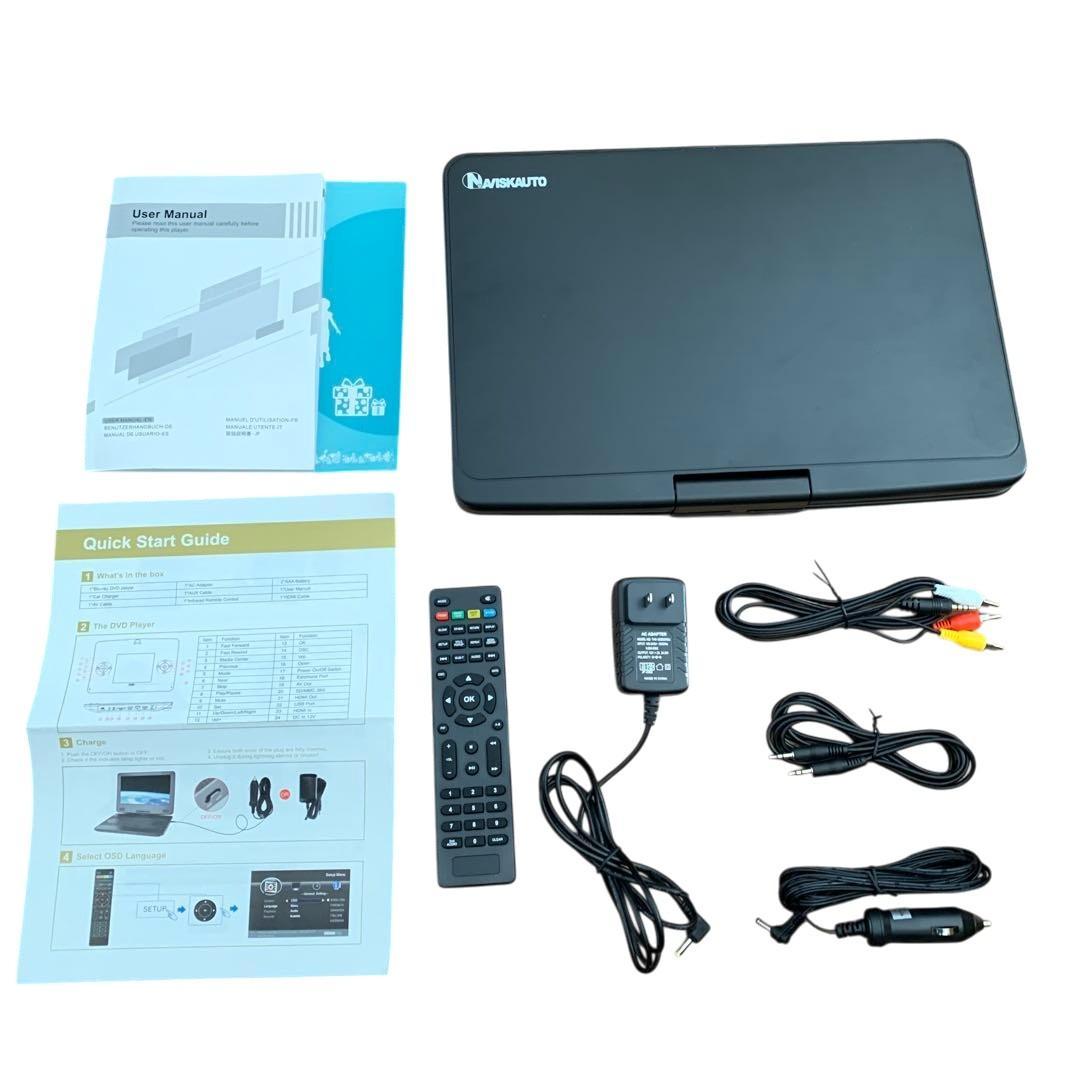 美品】NAVISKAUTO ポータブルブルーレイプレーヤーPB1302B - メルカリ