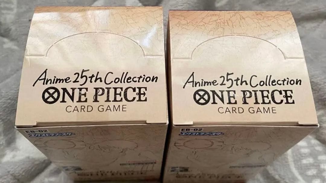 ワンピースカードAnime 25th collection 2BOX テープ付き - メルカリ