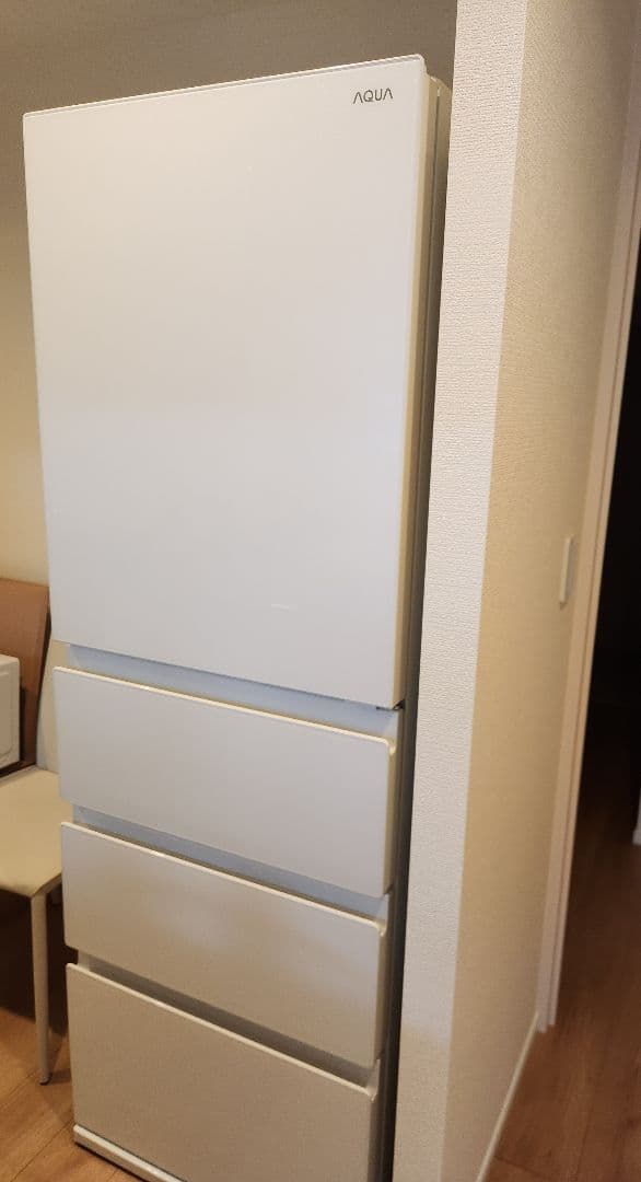 AQUA 冷蔵庫 368L AQR-VZ37N 美品・状態最良 冷蔵庫 ウッドブラック AQR-V37N-K [幅60cm /368L /4ドア /右開き