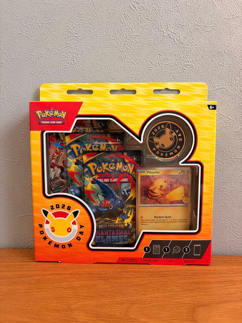 海外限定・未開封 Pokemon Day 30周年 ピカチュウプロモ 英語版②