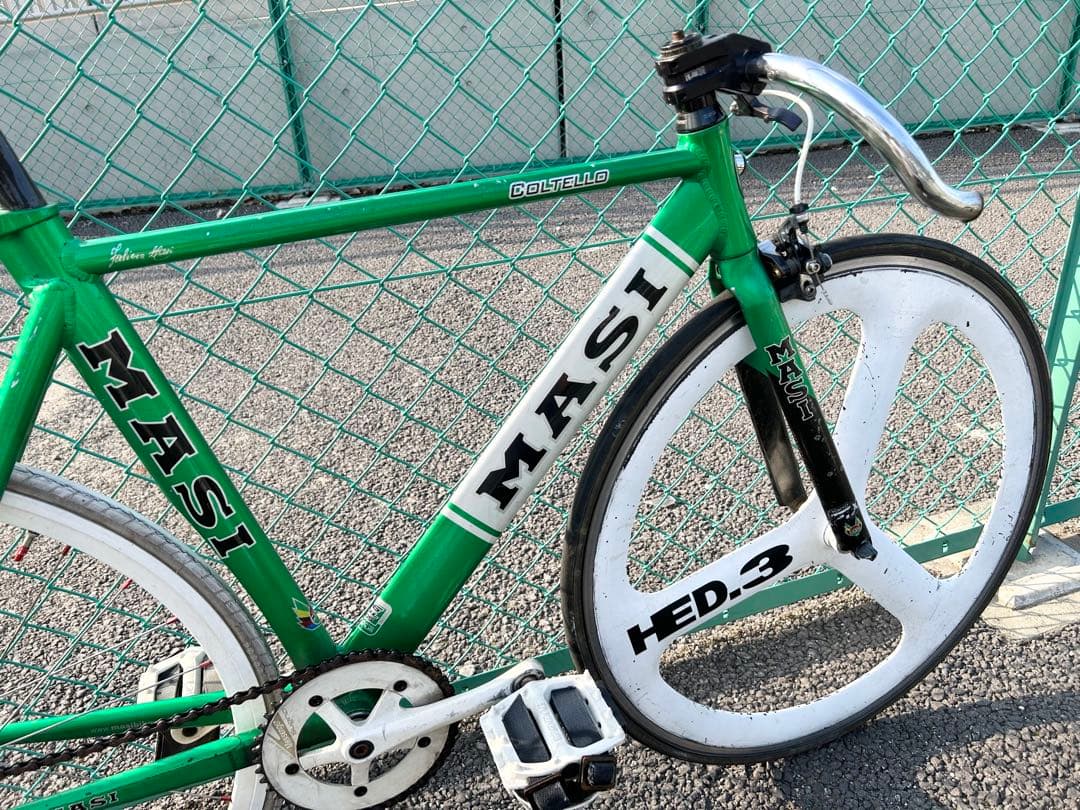 MASI COLTELLO CUSTOM ピスト 完成車 HED3 マジー 緑 - メルカリ