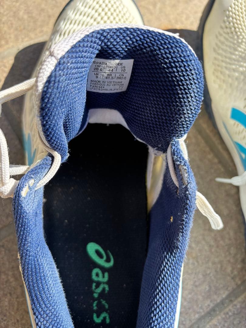 アシックス　GEL-RESOLUTION9　OC 28.0cm WIDE W/B