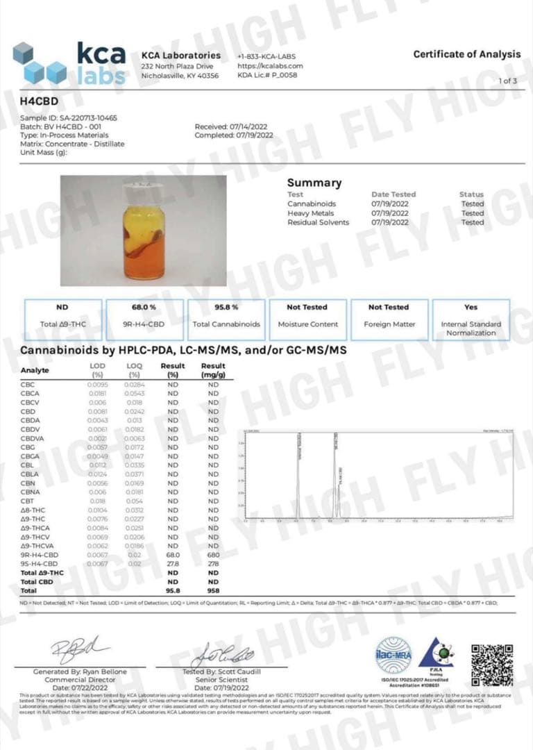Δ9-H4CBH 原料 5ml 90.83% 新基準対応品 - メルカリ