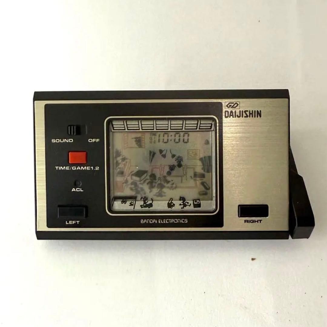 レア DAIJISHIN 大地震 バンダイ ゲームウォッチ 昭和レトロ 完動品