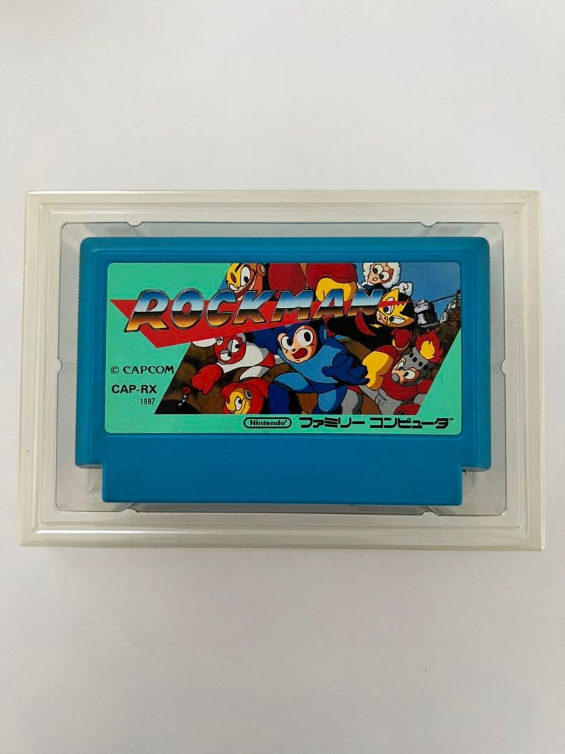 ロックマン 初代 ファミコン ソフト ROCKMAN CAPCOM - メルカリ