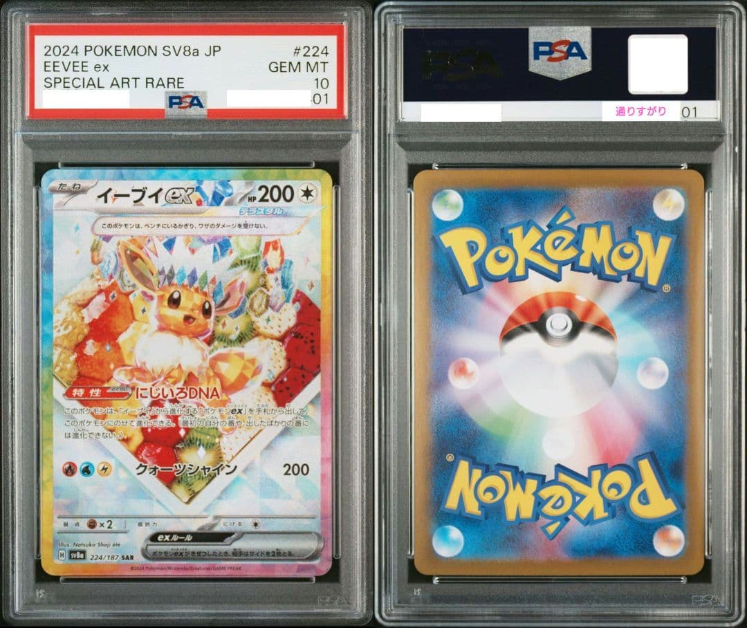 PSA10】テラスタルフェスex ブイズSAR 10枚セット - メルカリ