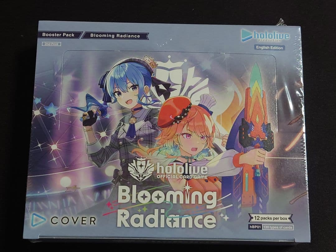 ホロライブ ブルーミングレディアンス 英語版 box 2nd print ホロライブ ブルーミングレディアンス 英語版 box 2nd print