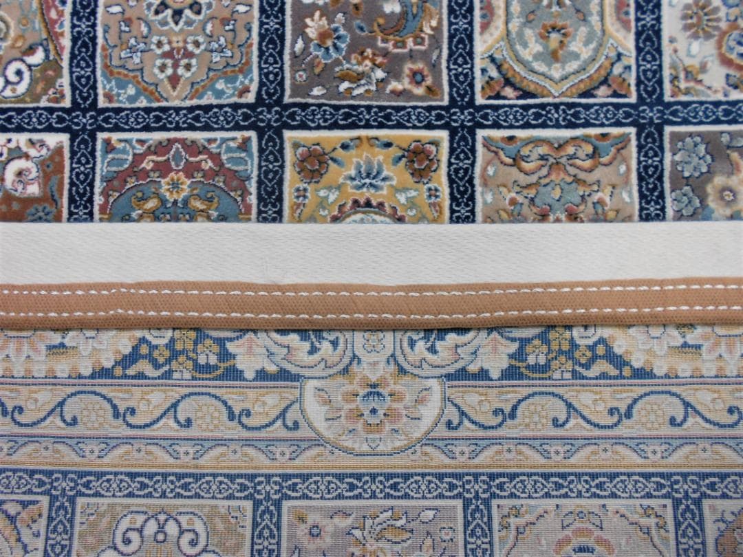 225万ノット！超高密度織 絨毯 本場 イラン産 60×90cm‐200231 - メルカリ