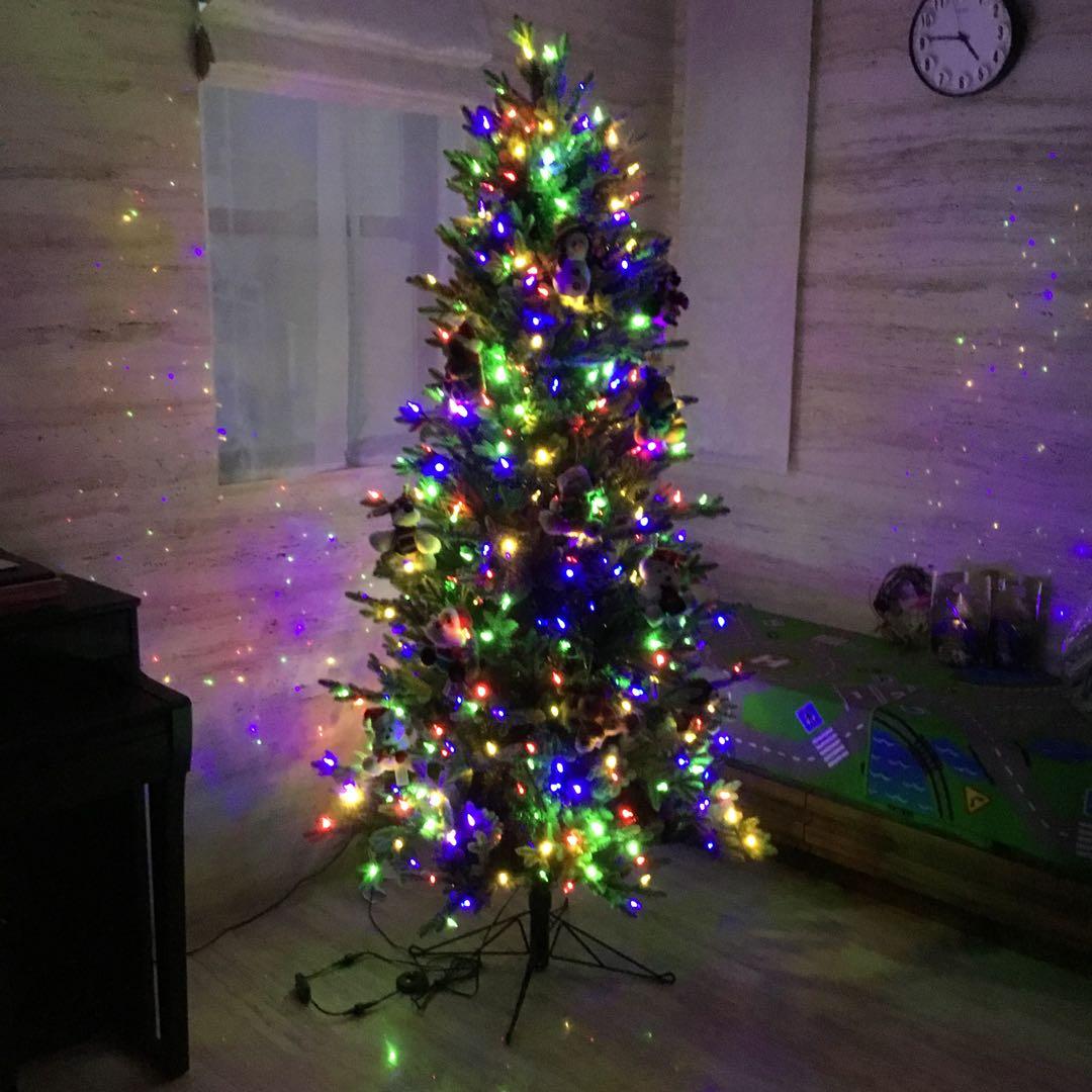 コストコ　クリスマスツリー　1.9m　電球付き