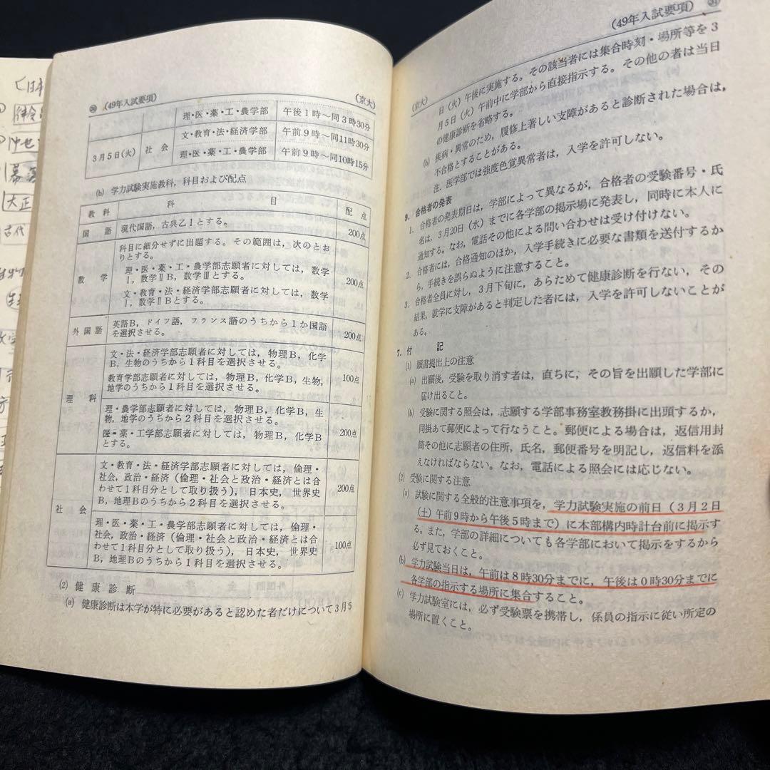 ARTEEFLOW-京都大学 理系 文系 医学部 1975年版 赤本