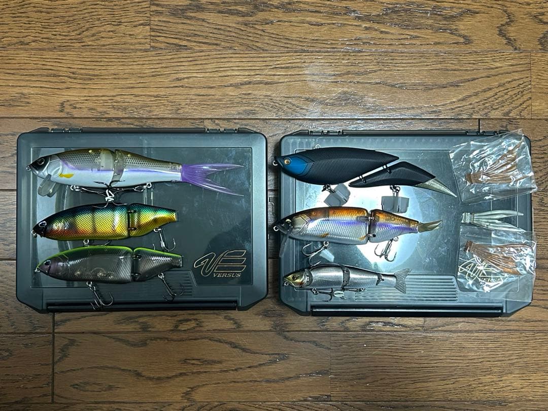 バス釣り引退セット約6万円相当 ワーム30点 ルアー28点 フック