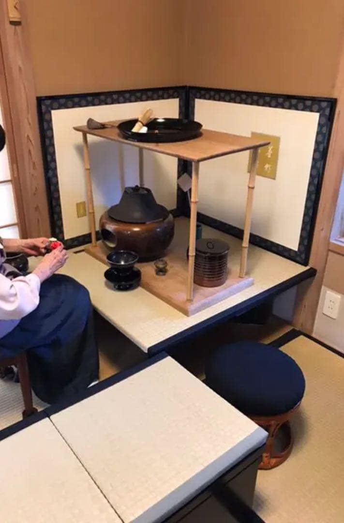 楽々茶棚 (立礼)収納ボックス点前座と炉壇収納ボックスと建水台の三点