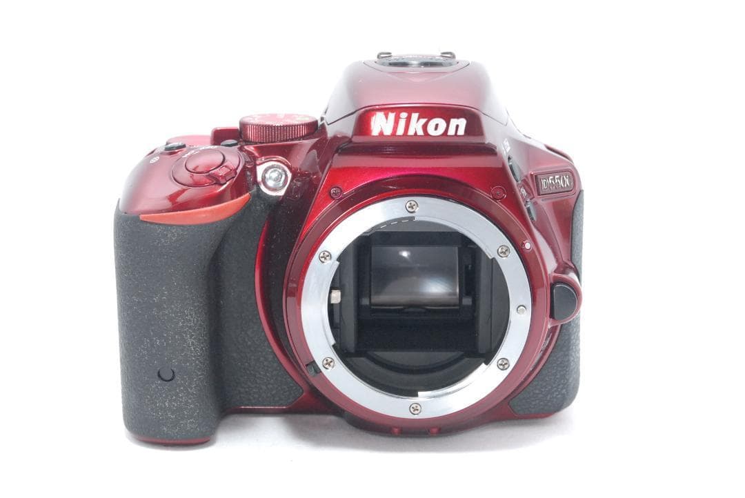 画像転送可能✨Nikon D5500 レッド 一眼レフ 初心者 スタート - メルカリ