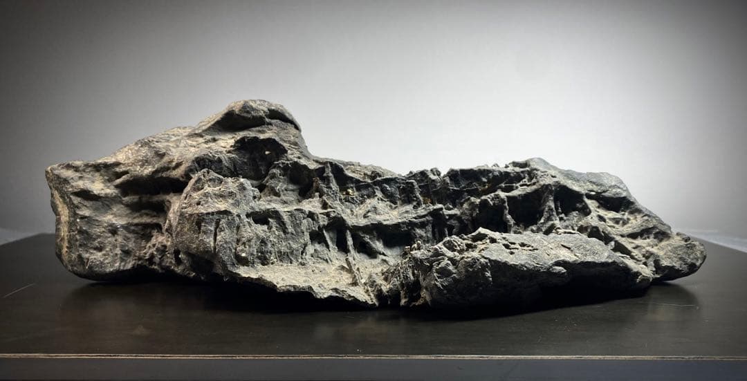 4222 佐治川石《希少》 水石 盆栽 盆石 置物 鑑賞石