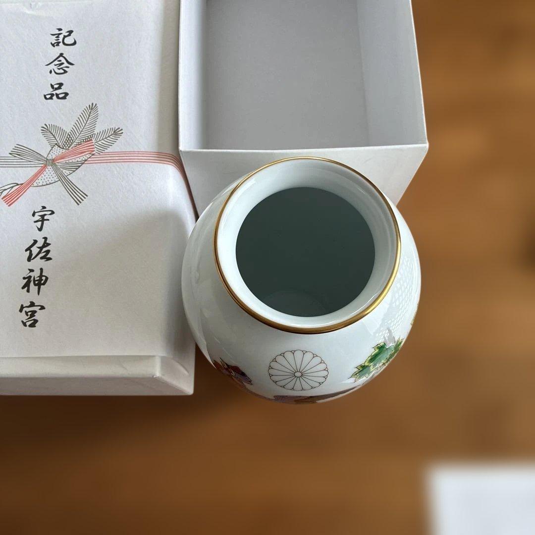 鳳凰絵花瓶 深川製磁 宇佐神宮奉幣祭記念品【未使用】箱付き - メルカリ