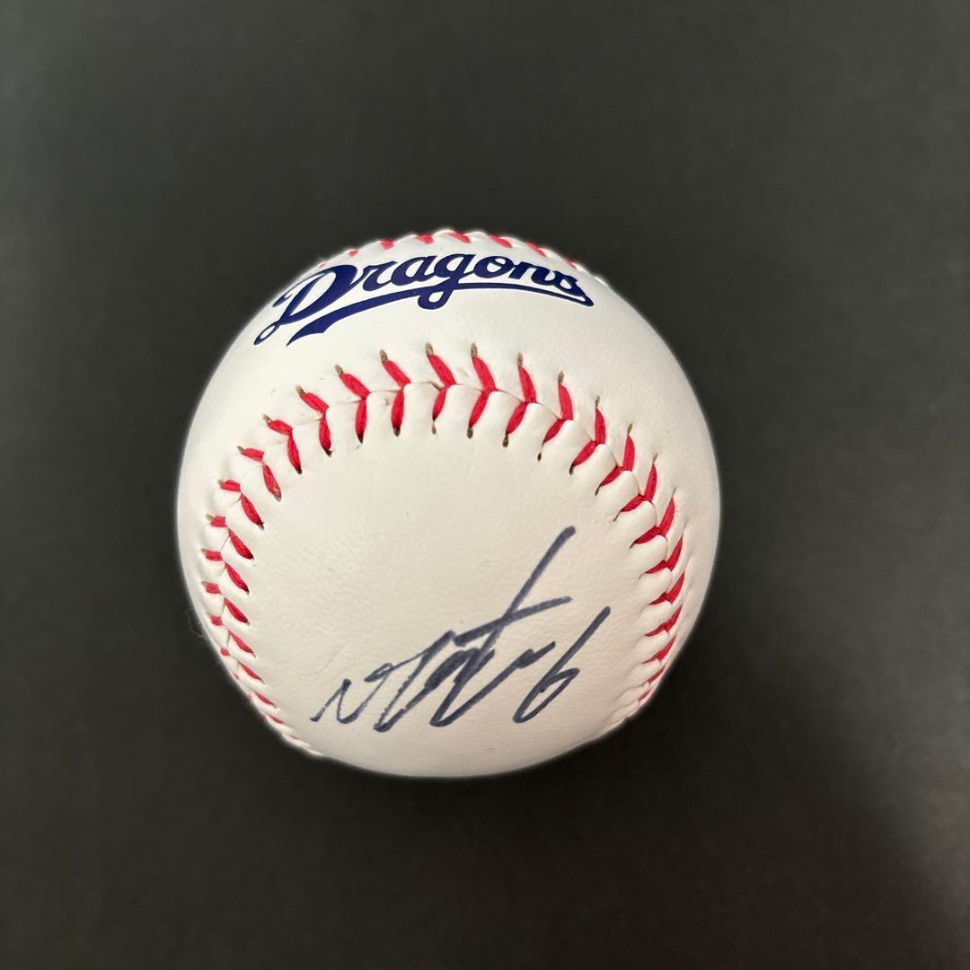 元中日ドラゴンズ 背番号6 平田 直筆サイン入り - メルカリ