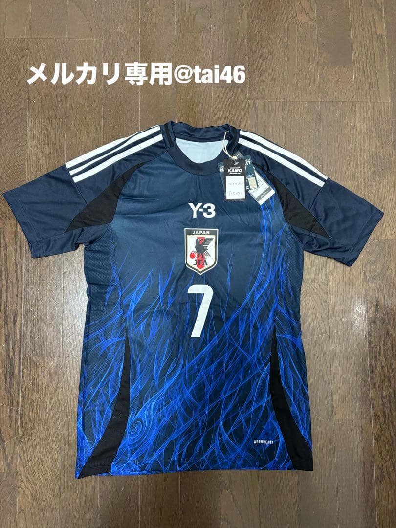 Y-3 日本代表三苫薫選手サイン入りレプリカTシャツ S - メルカリ