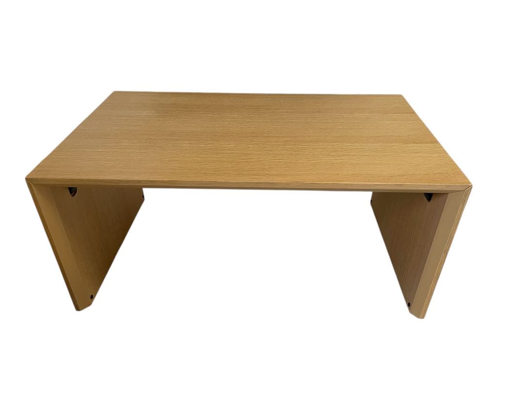 折りたたみ机 山善（YAMAZEN） 折りたたみテーブル 木製 棚付き 幅80 MOT-8045