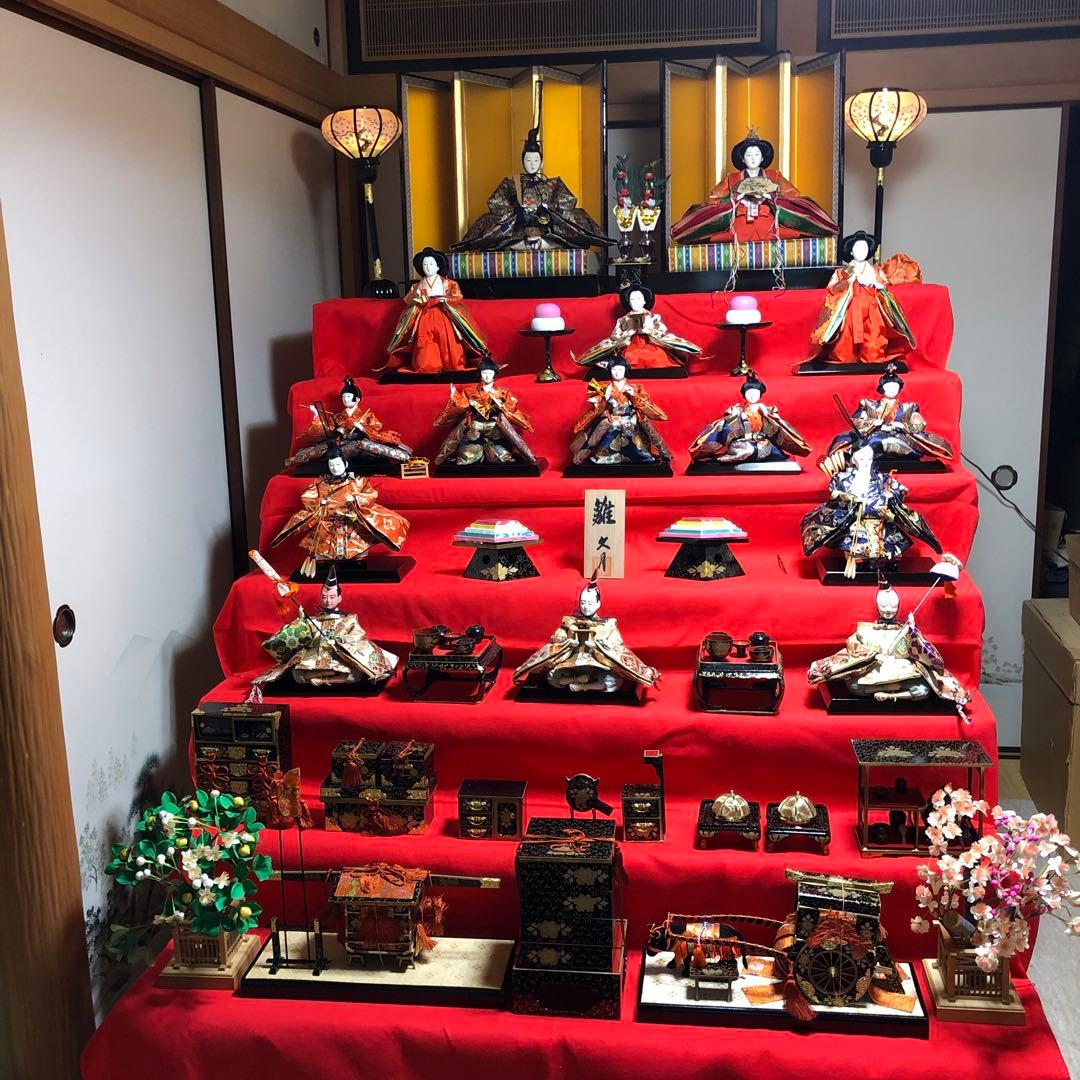 雛人形　7段飾り 久月 高級　豪華　華やか 久月 雛人形 ひな人形 お祝い 7段飾り ひな人形 初節句飾り 七段飾り