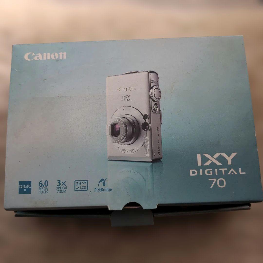 デジカメ CANON IXY70 バッテリー、取説、充電器、SDカード テレビ