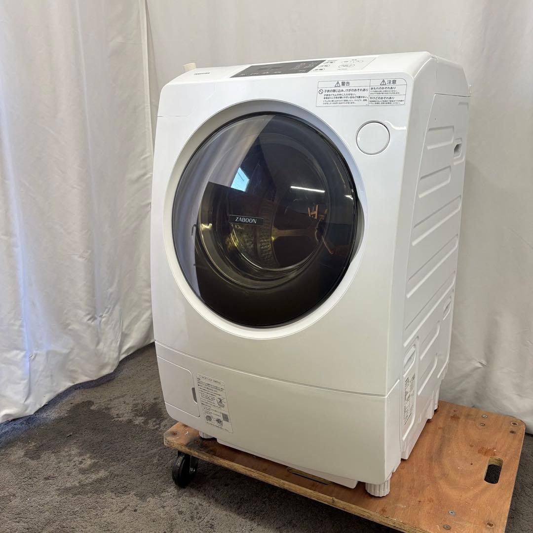 年始セール‼️29⭕️ドラム式洗濯機 東芝 9キロ 安い 綺麗 左開き 設置