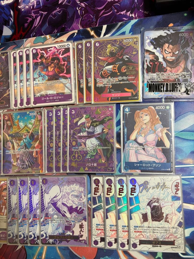青紫ルフィ フルパラデッキ - メルカリ