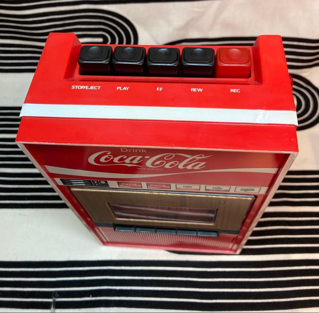 昭和レトロ ミドセンチュリー コカ・コーラ自動販売機型カセットテープ