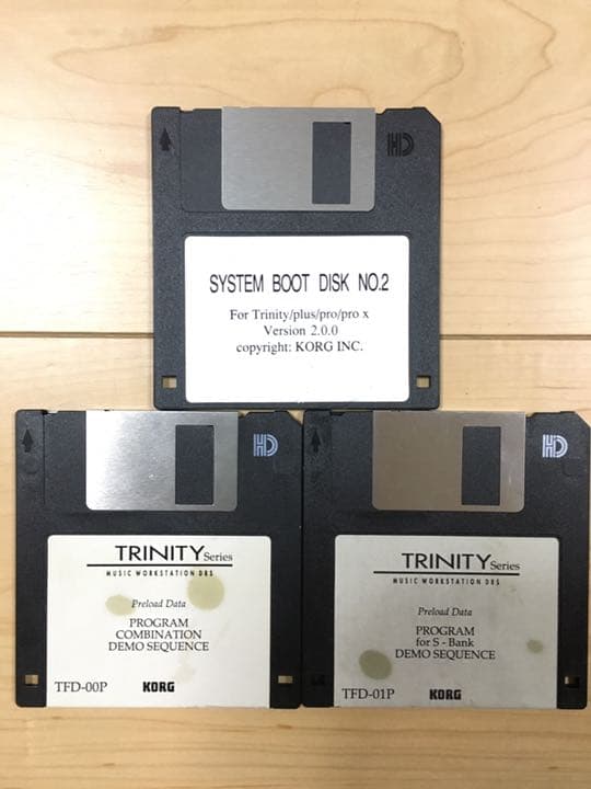 KORG TRINITY Series 購入時付属 フロッピーディスク3枚 - メルカリ