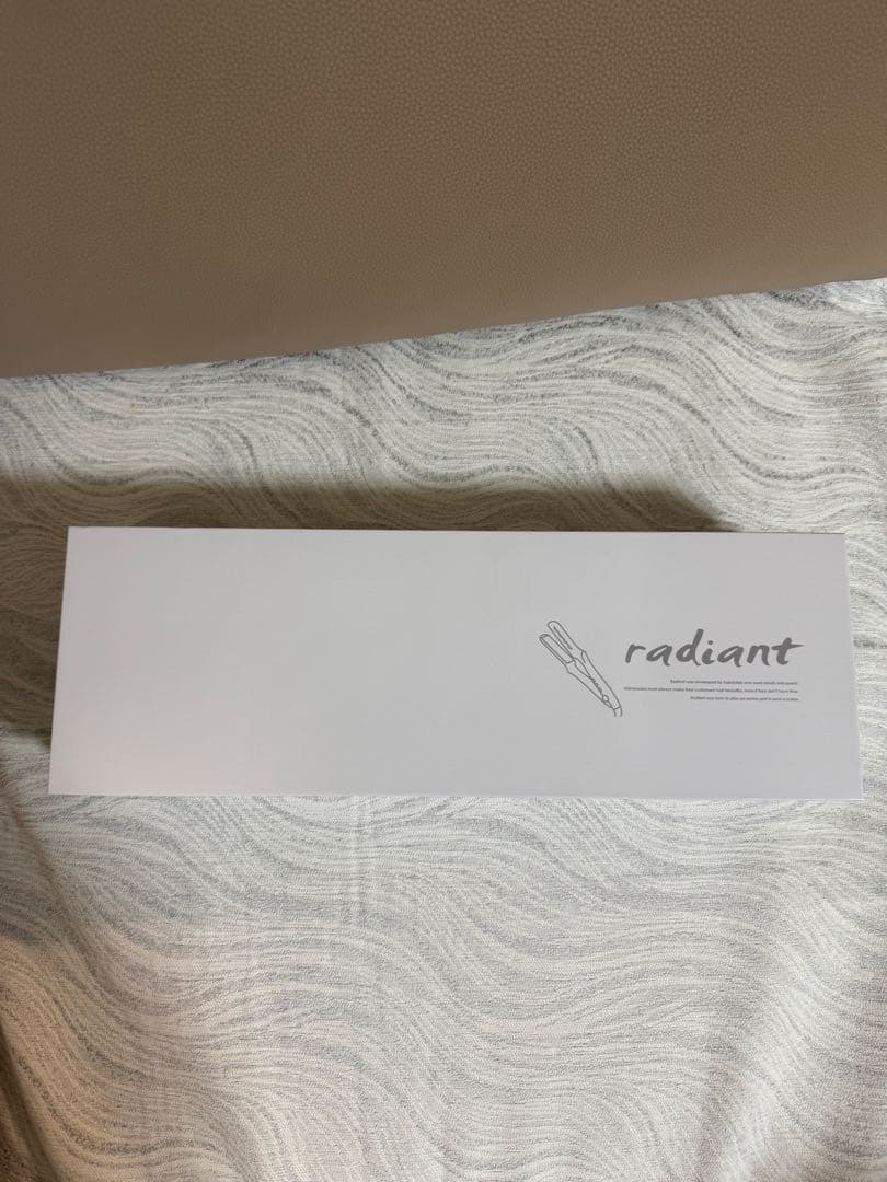radiant ヘアアイロン レッド 1本 radiant（ラディアント） 【国内正規品】ラディアント シルク プレート