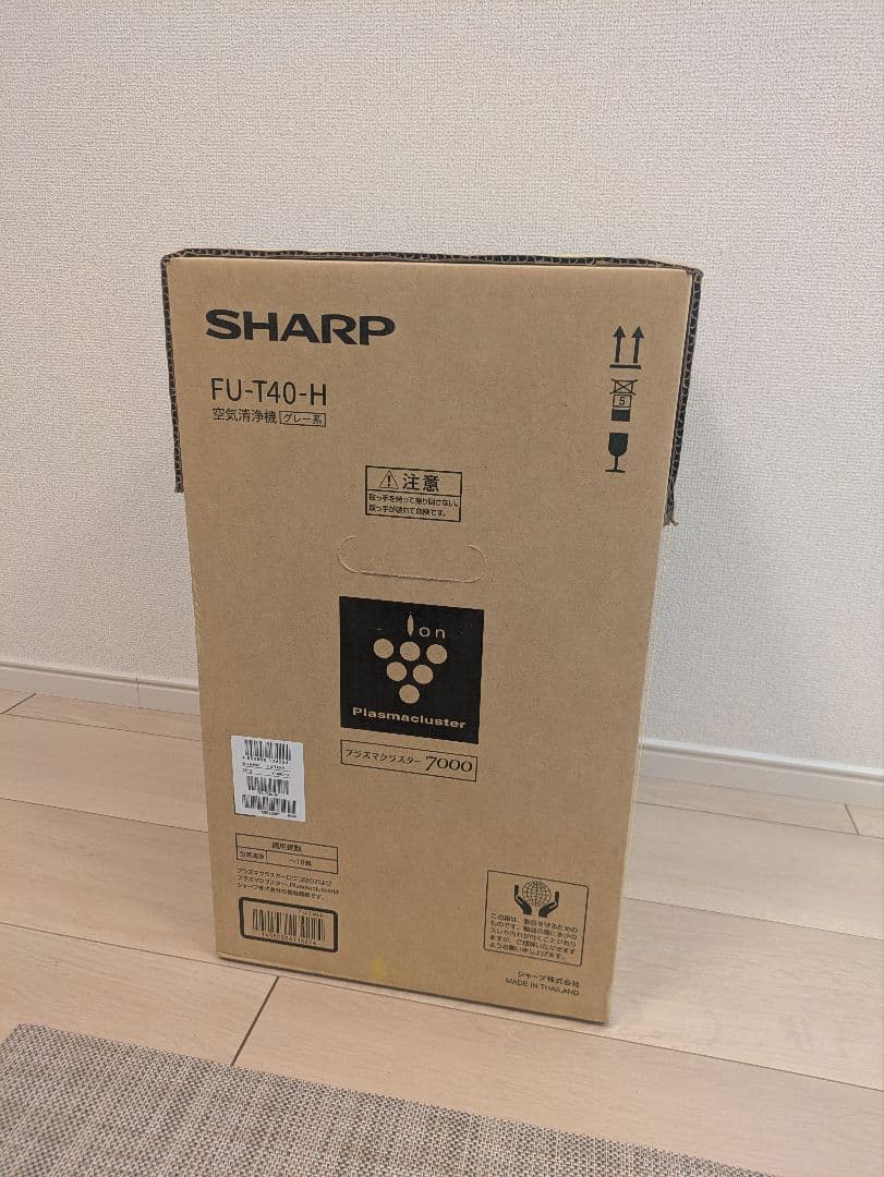 【新品未使用】SHARP FU-T40-H 空気清浄機 グレー系 楽天市場】SHARP/シャープ FU-T40-H 空気清浄機（グレー系）【取寄商品