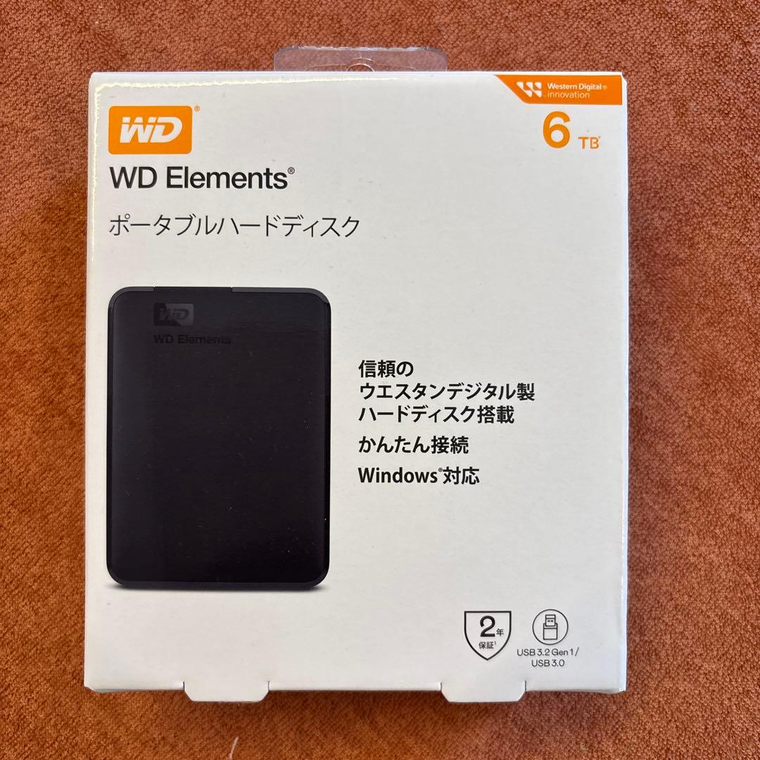ポータブルハードディスク新品 WD Elements 6TB Amazon.com: WD 6 TB Elements Desktop External Hard Drive - USB 3.0