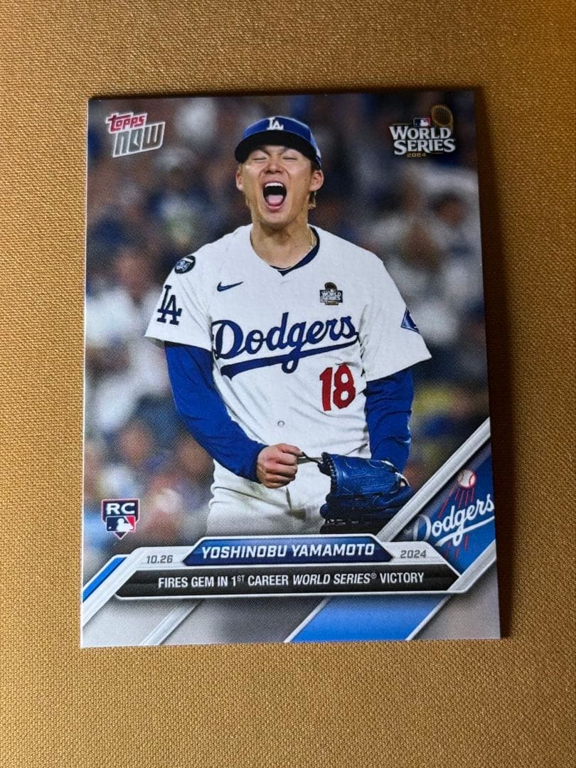 topps now Yamamoto 山本由伸 #869 RCカード - メルカリ