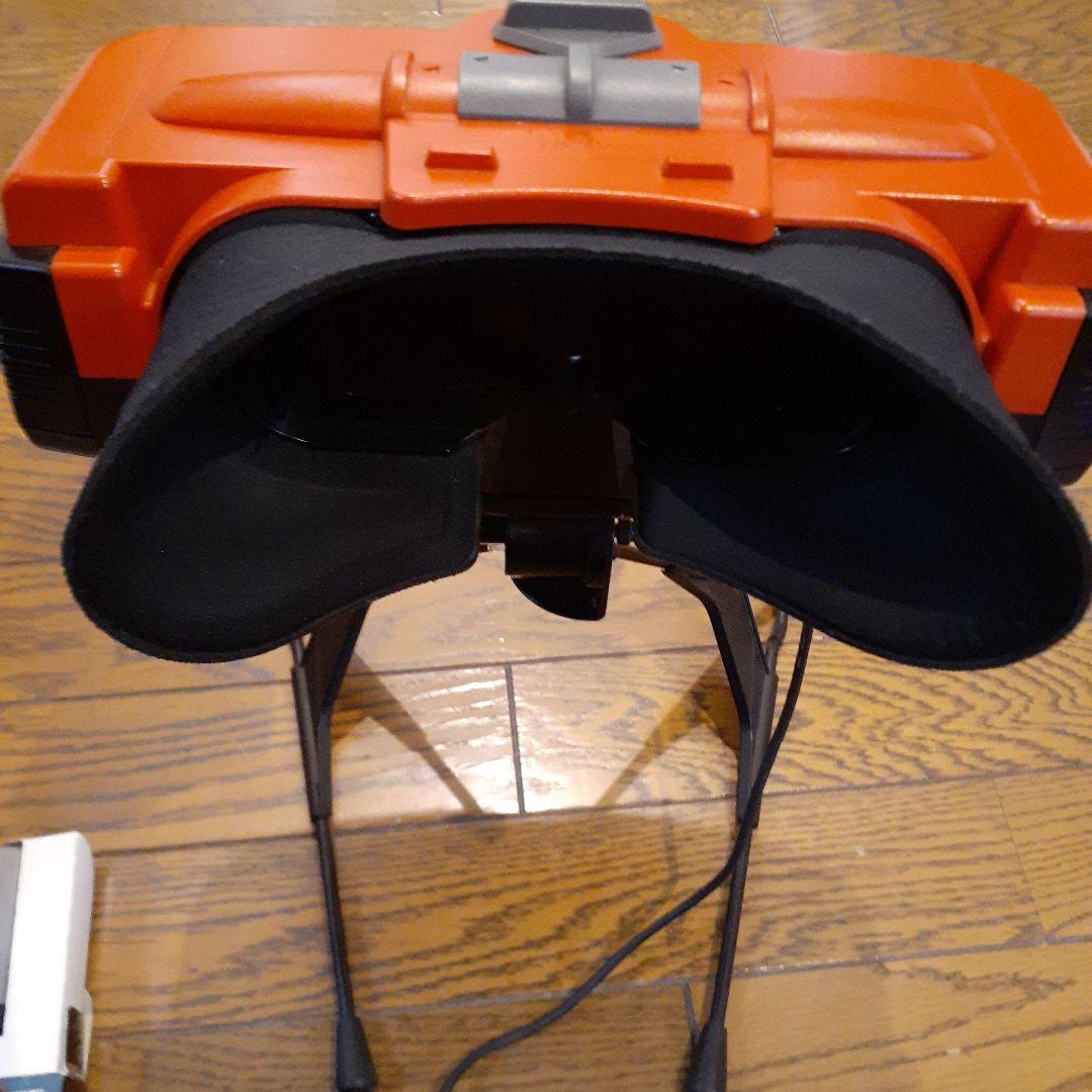 バーチャルボーイ本体 箱なし ACアダプタタップ、レッドアラーム