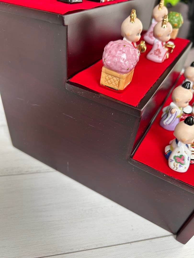 キューピー お雛様3段かざり ローズオニール 加藤工芸 - メルカリ