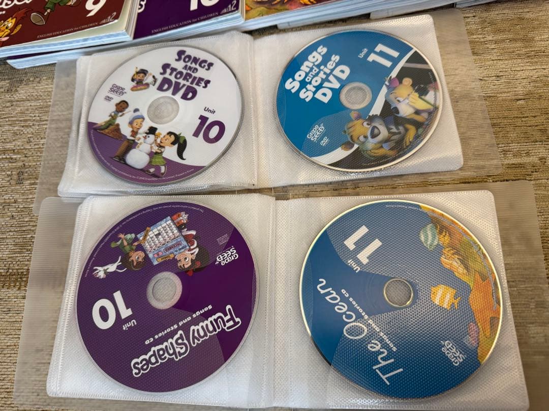 グレープシード grapeSEED 英語教材 1〜16 CD.DVDセット - メルカリ