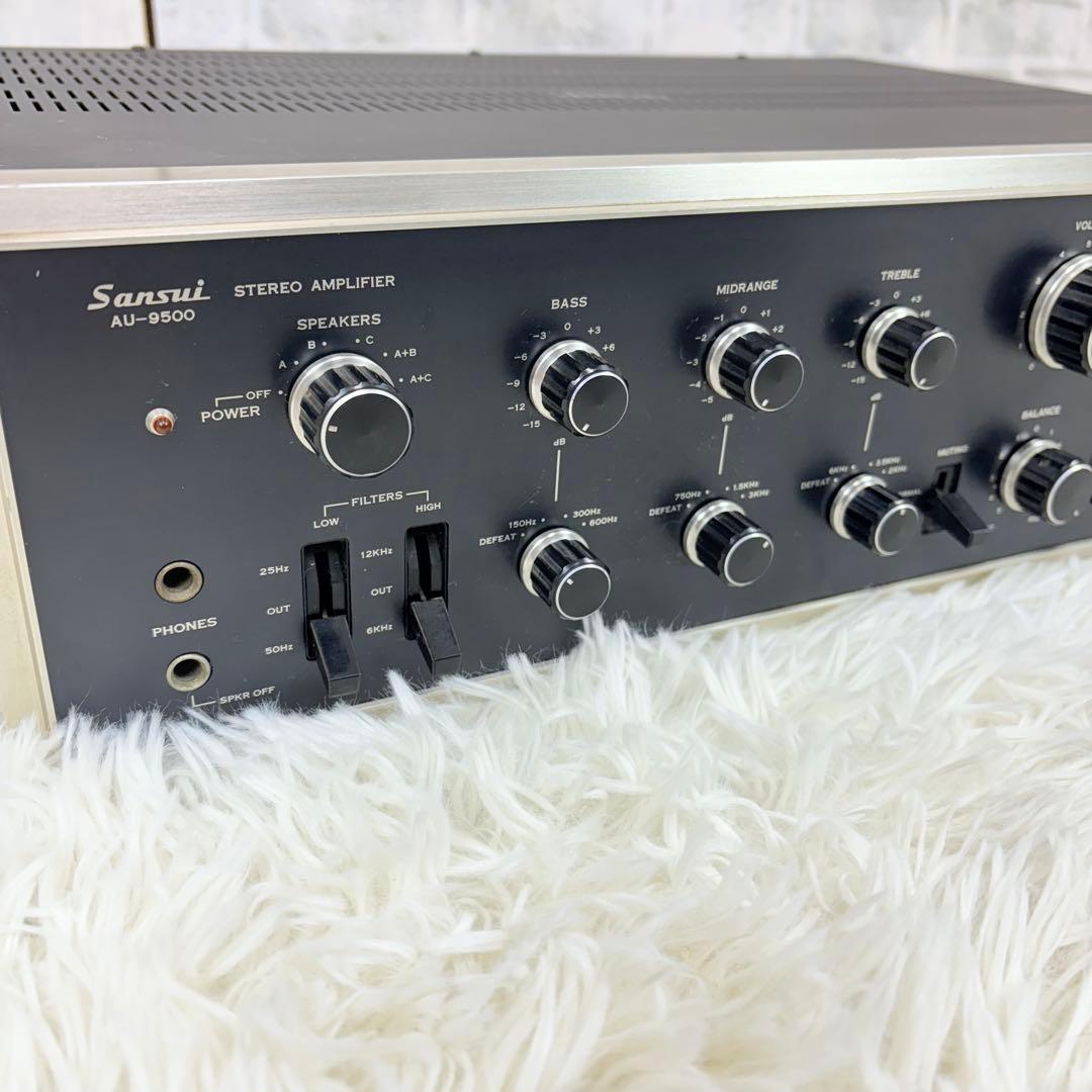 Sansui AU-9500 ステレオアンプ オーディオ機器 希少 山水 - メルカリ
