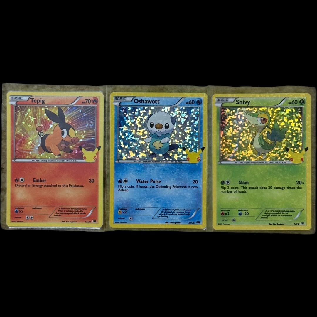 美品】ポケモンカード 御三家 ホロ仕様 25th 英語版 マクドナルド限定