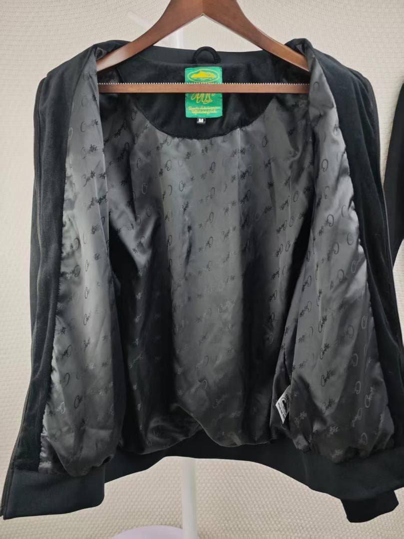 Cratz ベルベットジャージ上下セット ブラック M K10750923