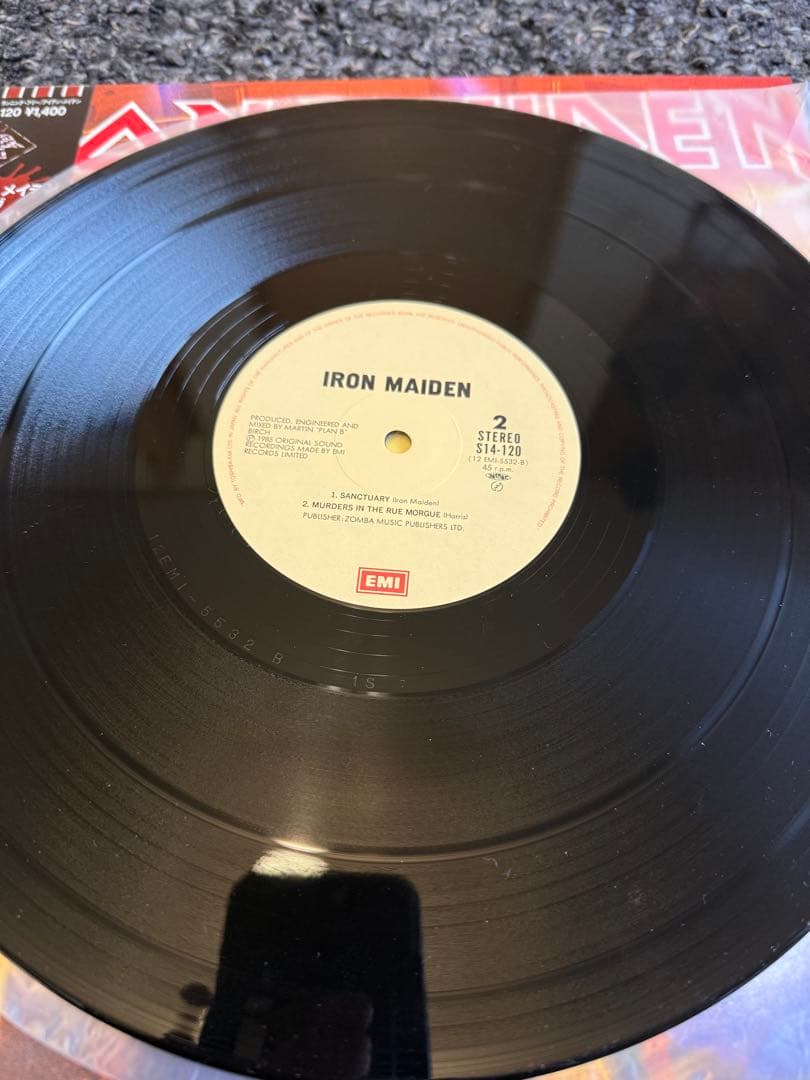 極美品・希少ポスター付】アイアン・メイデン 国内盤帯付レコード 4枚