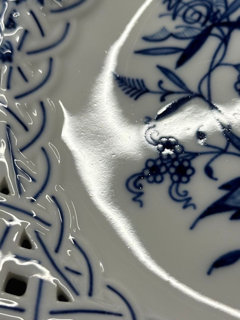 レア】meissen マイセン ブルーオニオン コンポート コンポティエ