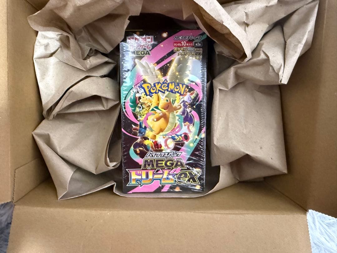 ポケモンカードゲームMEGAドリームex 未開封 1BOX シュリンク付き ポケモンカードゲーム MEGAドリームex BOX MEGA ハイクラスパック 新品
