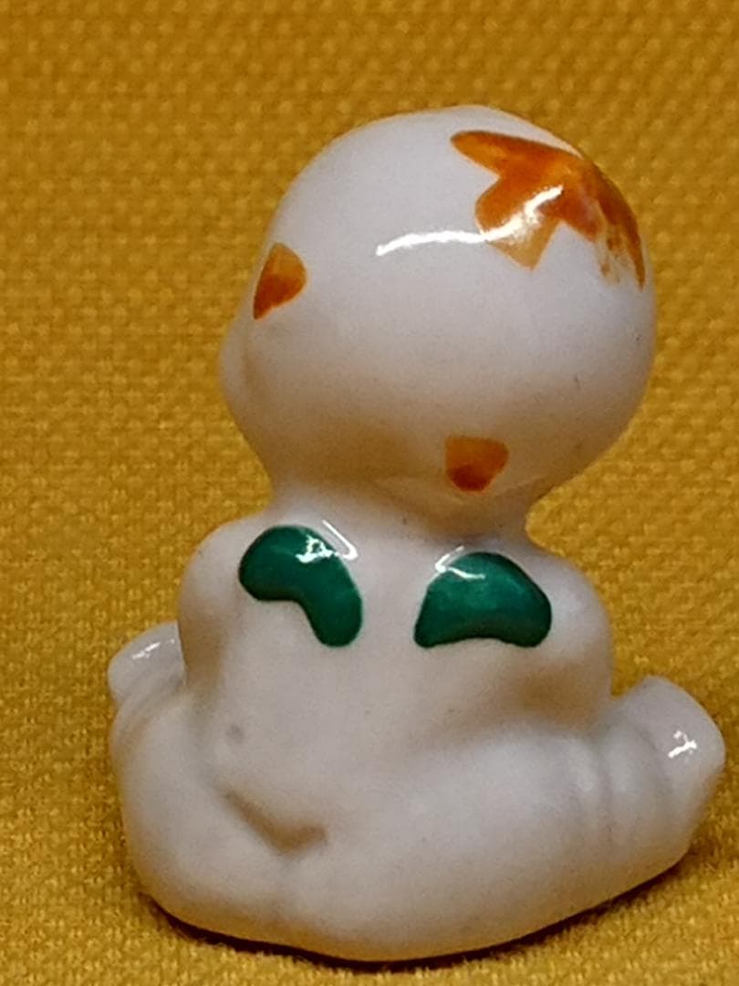 人形 キューピー 天使 陶器 置物 インテリア 工芸品 美術品 A2737