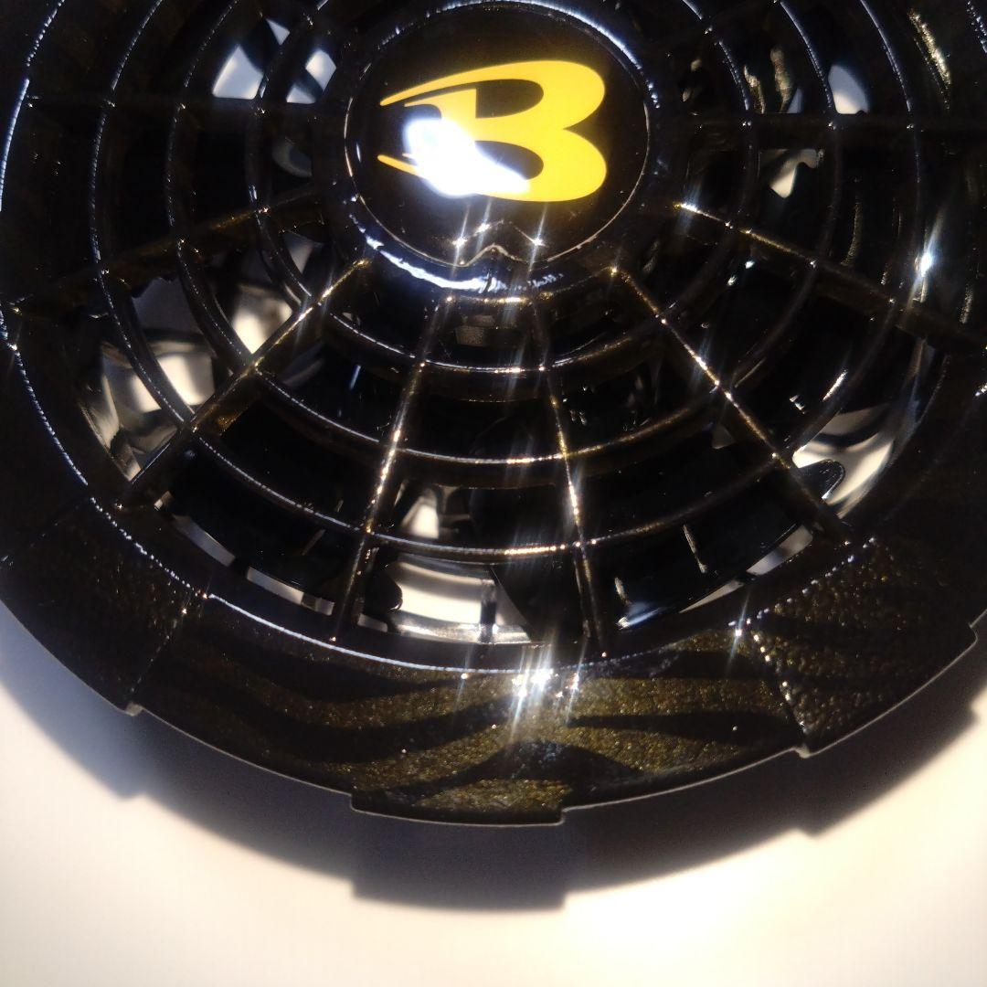 バートル AC240（12V）虎柄　メタリックゴールドゴーストペイント BURTLE AIR CRAFT メタリックゴールドバッテリー+ザックファンセット